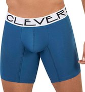 Clever Moda - Renew Lange Boxer Blauw - Maat L - Heren ondergoed - Onderbroek voor mannen