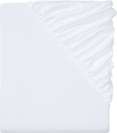 Meradiso Satijn hoeslaken 90-100 x 200cm wit
