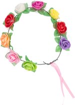 Carnival Toys Verkleedkrans Rozen Meisjes One-size