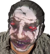 Carnival Toys Verkleedmasker Zombie Textiel Wit/zwart One-size