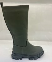 Byfame 5809L meisjes laarzen - boots - Khaki - groen - maat 31