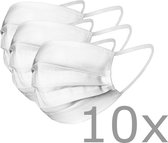 Mondkapjes wit wasbaar - Combideal 10 stuks - Niet-medisch mondmasker