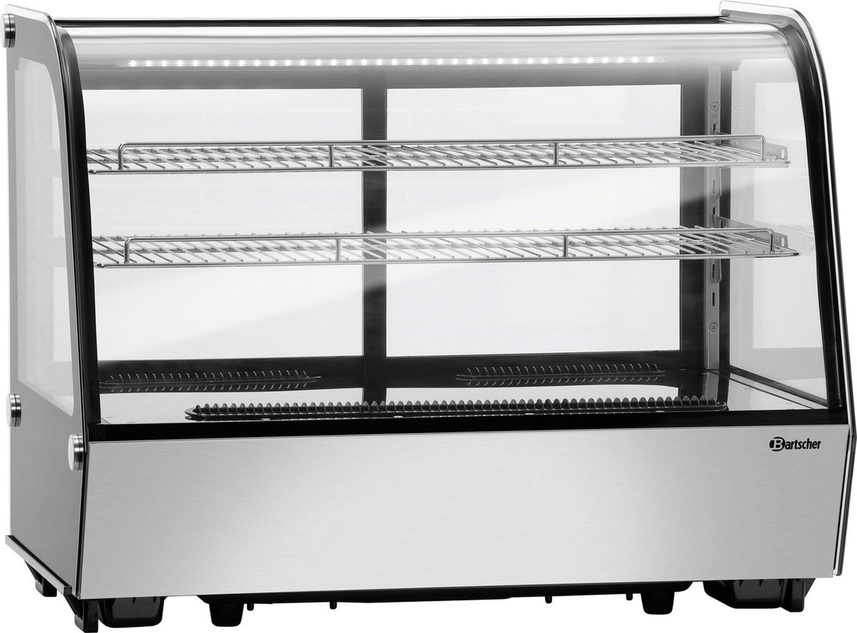 Bartscher DeliCool IIIL Koelvitrine - 160L - +2°C tot +12°C - LED - 885x570x690mm