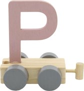 Lettertrein P roze | * totale trein pas vanaf 3, diverse, wagonnetjes bestellen aub