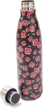 Eco Chic - Thermal Bottle (thermosfles) - T23 - Black - Mackintosh Rose