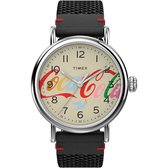 Timex Coca-Cola X Weekender TW2V26000 Horloge - Textiel - Zwart - Ø 40 mm