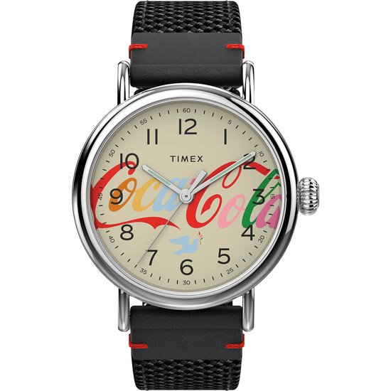 Timex Men Analogue Quartz Watch Coca-Cola Unity Collection