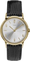 Timex Marlin TW2T18400 Horloge - Leer - Zwart - Ø 34 mm