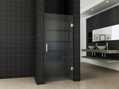 Klea Less Profielloos Nisdeur Douche Draaideur 70x200cm 8mm Antikalk Veiligheidsglas Met NANO Coating