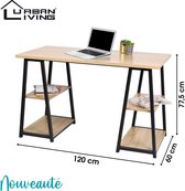 Urban Living - Luxe Bureau - Thuiswerkplek - 120x60xH77,2 cm