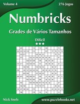 Numbricks- Numbricks Grades de Vários Tamanhos - Difícil - Volume 4 - 276 Jogos