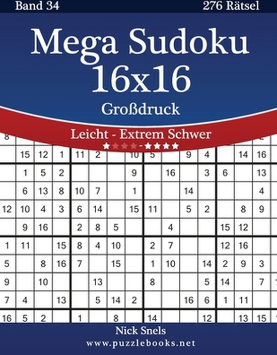 Mega Sudoku 16x16 | bol.com