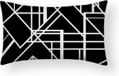 Sierkussen Grafisch - Noel Long - Sierkussen - 30x50 cm - Sierkussen - Polyester