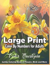 Large Print Color by Numbers- Large Print Color By Numbers for Adults