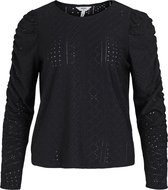 object OBJRITTA L/S TOP A DIV .C Dames Black - maat L