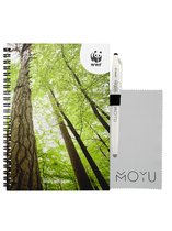 MOYU Ringband A5 - Hardcover - WWF Trees - Uitwisbaar Notitieboek - Duurzaam Steenpapier