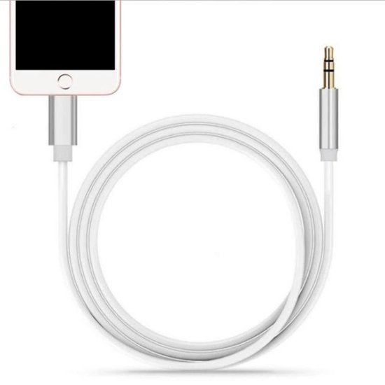 Audio AUX kabel naar lightning USB - 3.5mm hoofdtelefoon muziek aansluiting  - audio... | bol.com