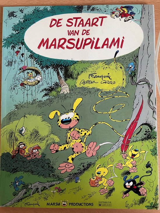 Cover van het boek 'Marsupilami / 01 De Staart Van De Marsupilami'