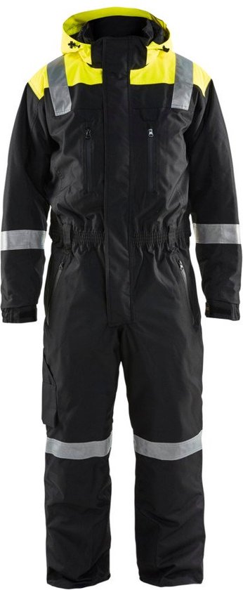 Blaklader Winteroverall 6787-1977 - Zwart/High Vis Geel - C58