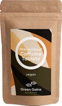Cafeïne Pillen - Green Gains Nutrition - 90 Tabletten - Vegan - Caffeine Pre-workout - Composteerbare verpakking