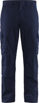 Blaklader Industrie werkbroek stretch met kniezakken 1448-1832 - Marineblauw/Korenblauw - D124