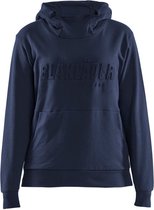 Blaklader Dames hoodie 3D 3560-1158 - Donker marineblauw - L