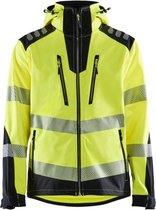 Blaklader Softshell jack High Vis 4491-2513 - High Vis Geel/Zwart - 4XL