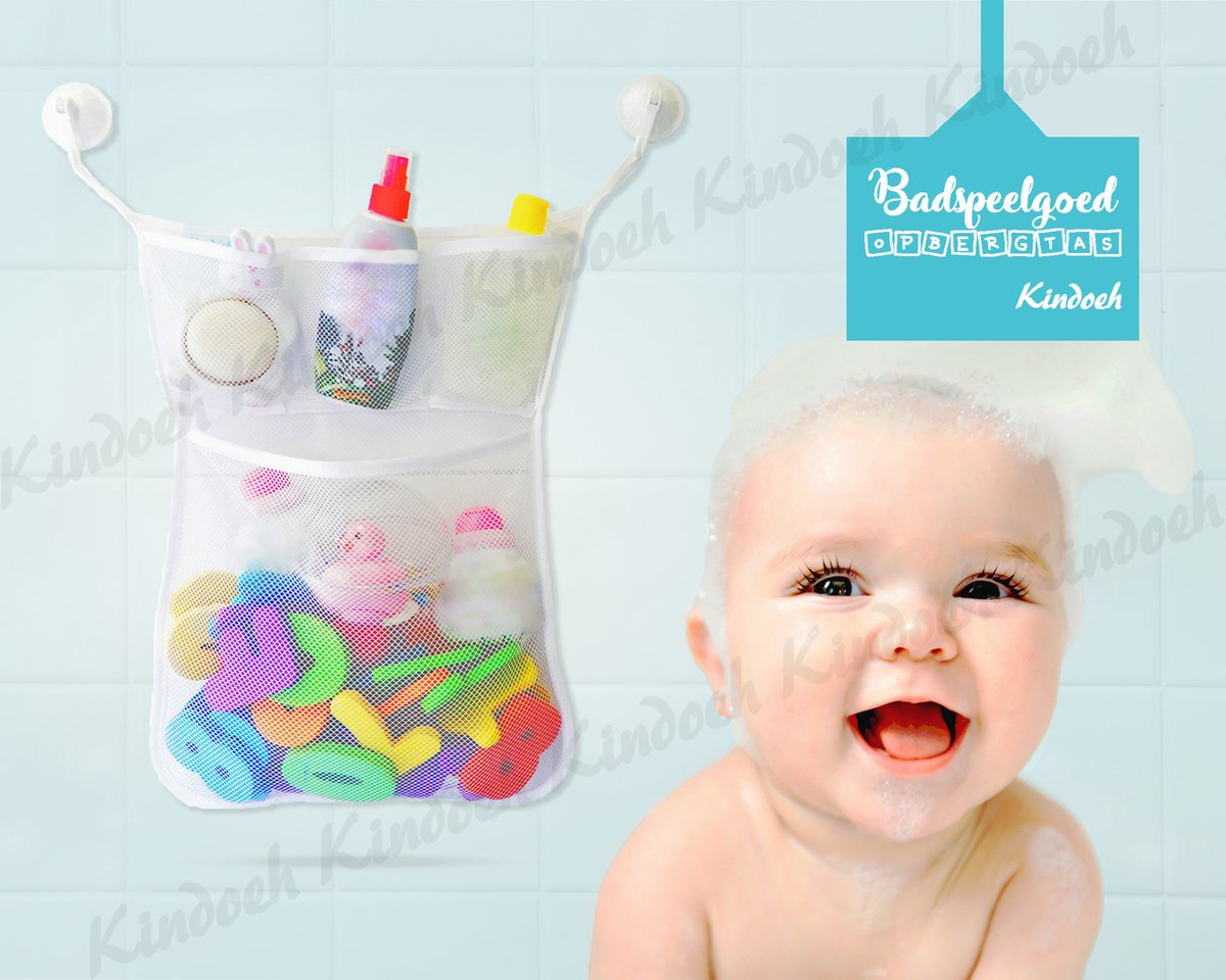 Kindoeh - Bad speelgoed opberg netje / zak / tas / organizer — afbeelding 5