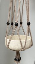 Macramé hanger taupe