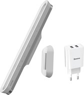 Loft Home Bureaulamp | Elektrisch | Magnetisch | LED | Oplaadbaar | Nachtlampje | Verlichting | Zilver