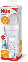 NUK- First Choice+ Fles- 0-6manden, 300 ml 0-6 manden