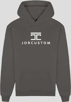 JORCUSTOM Trademark Slim Fit Hoodie - Grijs - Volwassenen - Maat XL