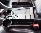 Supremium Autostoelopening Opbergdoos | Deelife Auto Organisator| Universele Steekzak | PU-Leer | Opbergdoos met Automatische Stoelopening | Zwart
