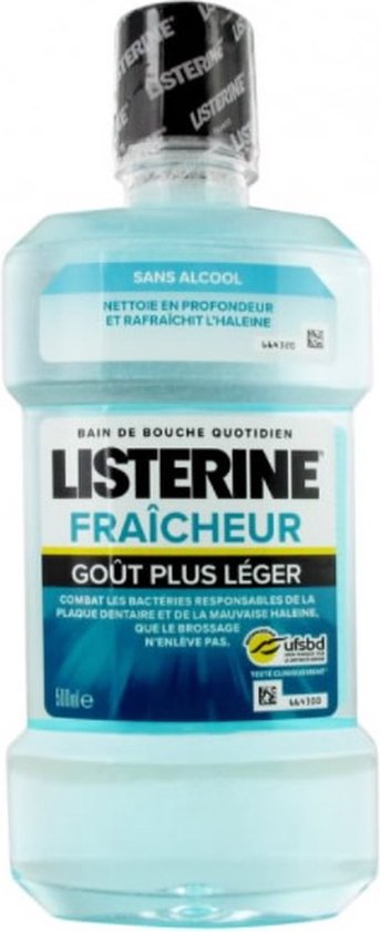 Listerine Colutorio 500ml Mentol Sin Alc
