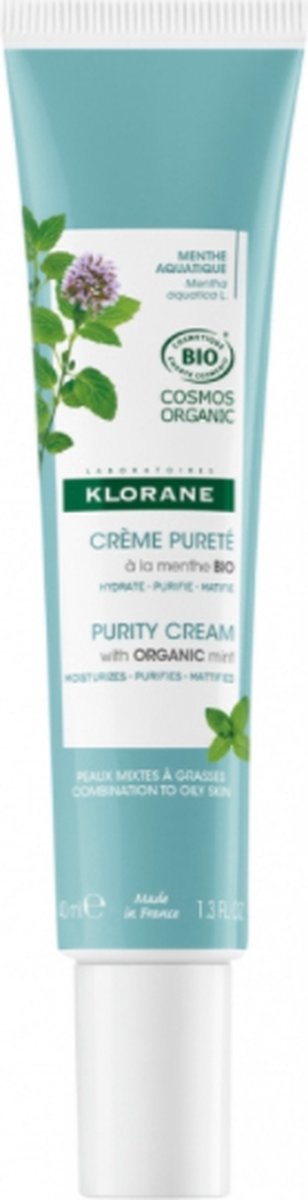 Klorane Crème Huid Menthe Aquatique Purity Cream