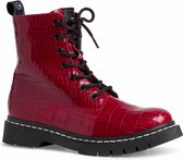 Tamaris Dames Half laarsje 1-1-25865-27 574 rood normal Maat: 38 EU