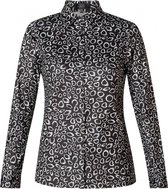 ES&SY Roos Blouse - Black/Off White - maat 44