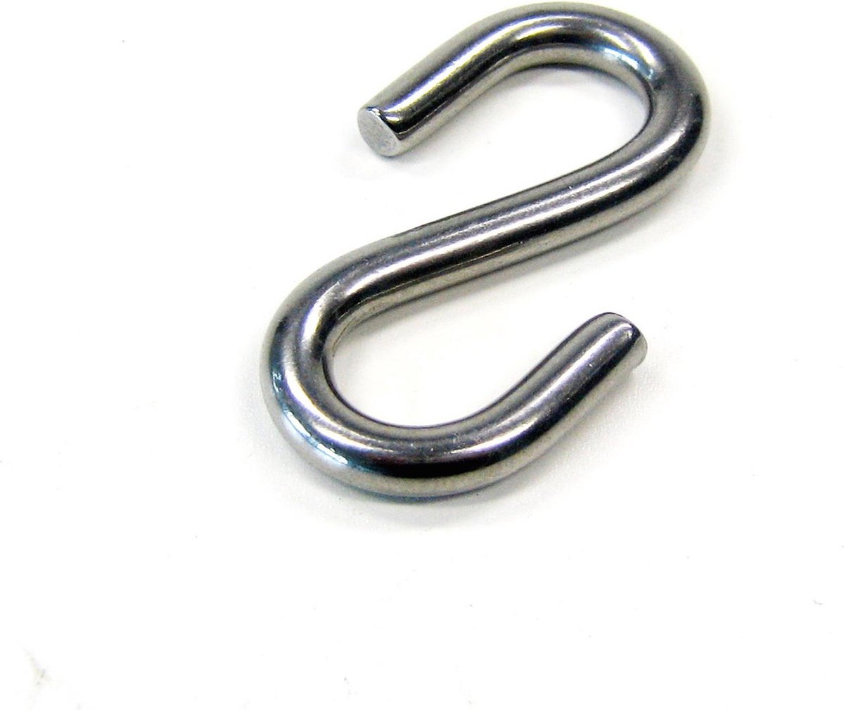 (4 STUKS) 3MM S-HAAK RVS-A4 (AISI 316)