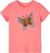 name it NKFDISTAR SS TOP Meisjes T-Shirt - Maat 122/128