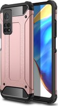 Mobigear Outdoor Hardcase Hoesje - Geschikt voor Xiaomi Mi 10T Lite - Roségoud
