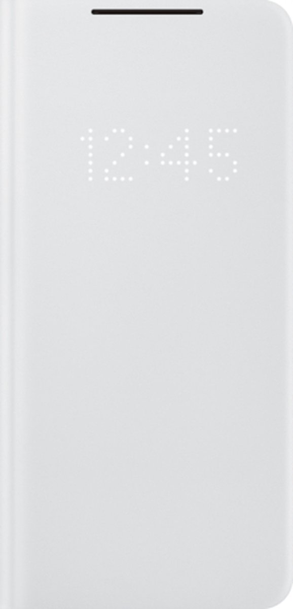 Samsung Smart LED View Antibacteriële Hoesje - Samsung S21 Plus - Light Gray