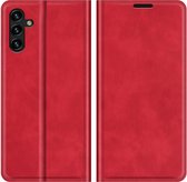 Cazy Samsung Galaxy A13 Hoesje - Portemonnee Book Case - Kunstleer - Rood