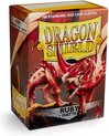 Dragon Shield Standard Sleeves Matte - Ruby Rood (100 ct ) In Box