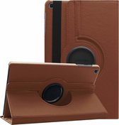 Hoes Geschikt voor Samsung Galaxy Tab A 10.1 inch (2019) Tri-fold tablethoes - Bruin