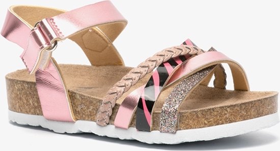 Herstellen Corrupt uitbarsting Roze meisjes bio sandalen met glitters - Roze - Maat 26 | bol.com