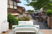 Behang - Fotobehang Traditioneel Japans huis in het Aziatische Kyoto - Breedte 330 cm x hoogte 220 cm