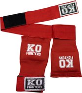 KO Fighters - Bandage Boksen - Binnenhandschoenen - Rood - M
