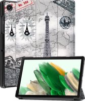 Samsung Tab A8 Hoes Luxe Hoesje Book Case - Samsung Tab A8 Hoes Cover - Eiffeltoren