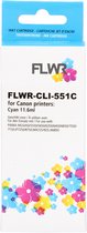 FLWR - Inktcartridge / CLI-551C / Cyaan - Geschikt voor Canon