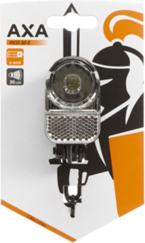 AXA Pico 30 T - Fietslamp voorlicht - LED Koplamp - Auto On Fietsverlichting - Steady - Dynamo - 30 Lux van AXA — afbeelding 4